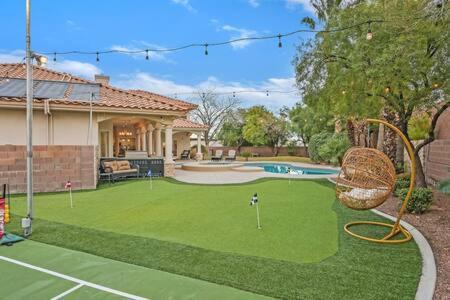 Lux 5Br Vegas Home W Pool, Spa, Games, Near Strip Las Vegas Exterior foto